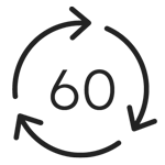Reused Up to 60 Times