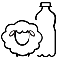 Ethical wool+ Plastic bottles