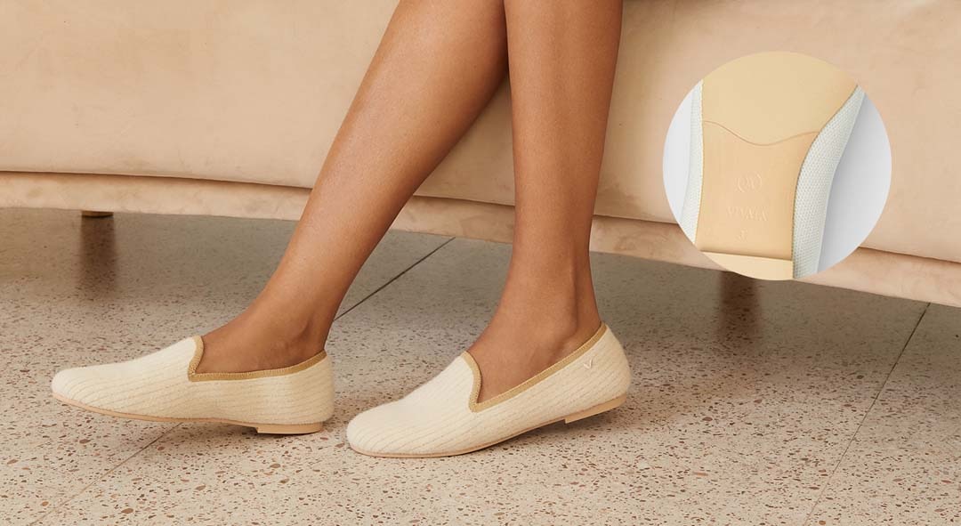 VIVAIA Sustainable and comfortable Round-Toe Wool Loafers