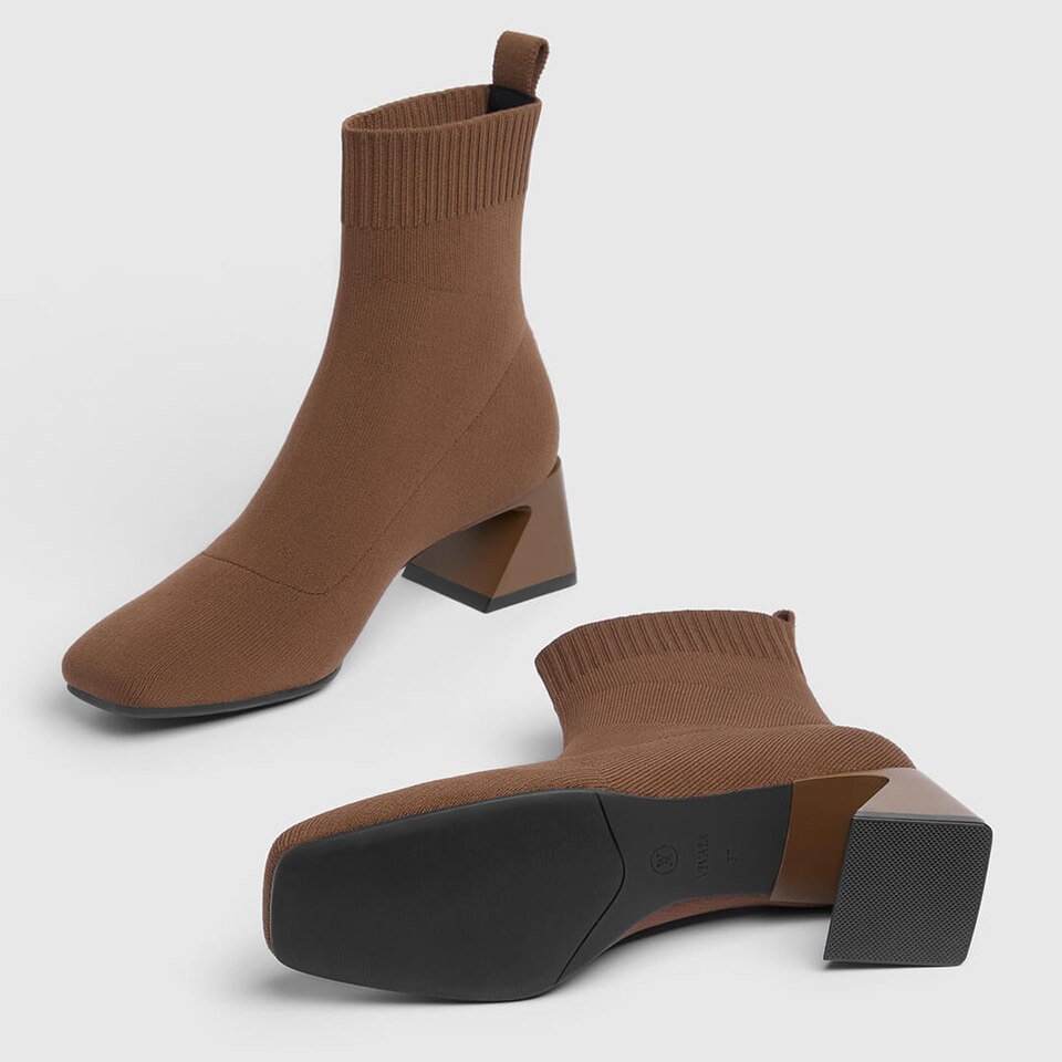 Regina Boots in Chocolate Brown | Women's Sustainable and Stylish Shoes | VIVAIA