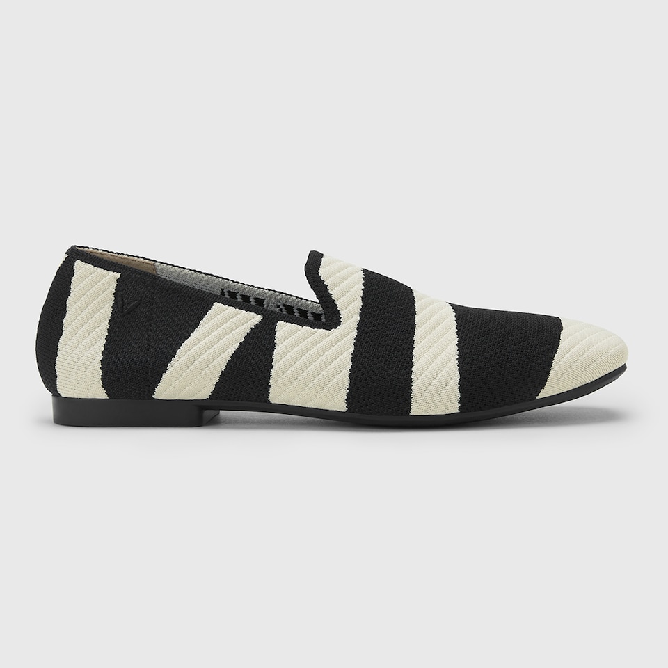 Marina Square-toe Loafers in Deep Ebony | Women's Sustainable, Washable and Stylish Shoes | VIVAIA
