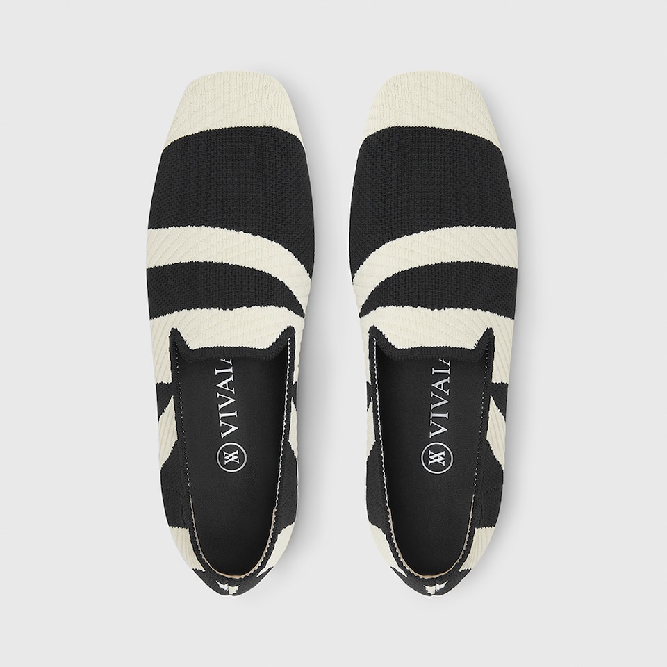 Marina Square-toe Loafers in Deep Ebony | Women's Sustainable, Washable and Stylish Shoes | VIVAIA