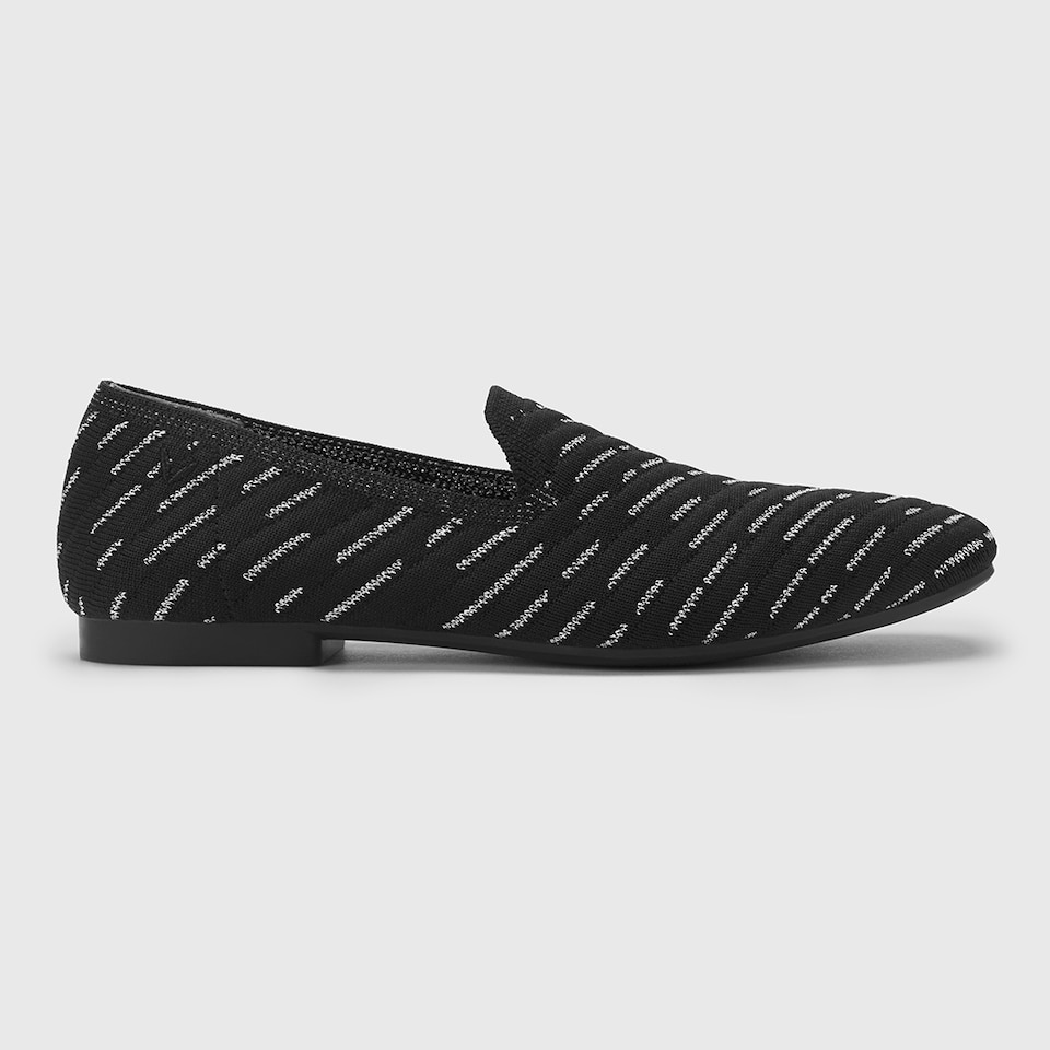 Marina Square-toe Loafers in Deep Ebony | Women's Sustainable, Washable and Stylish Black Shoes | VIVAIA