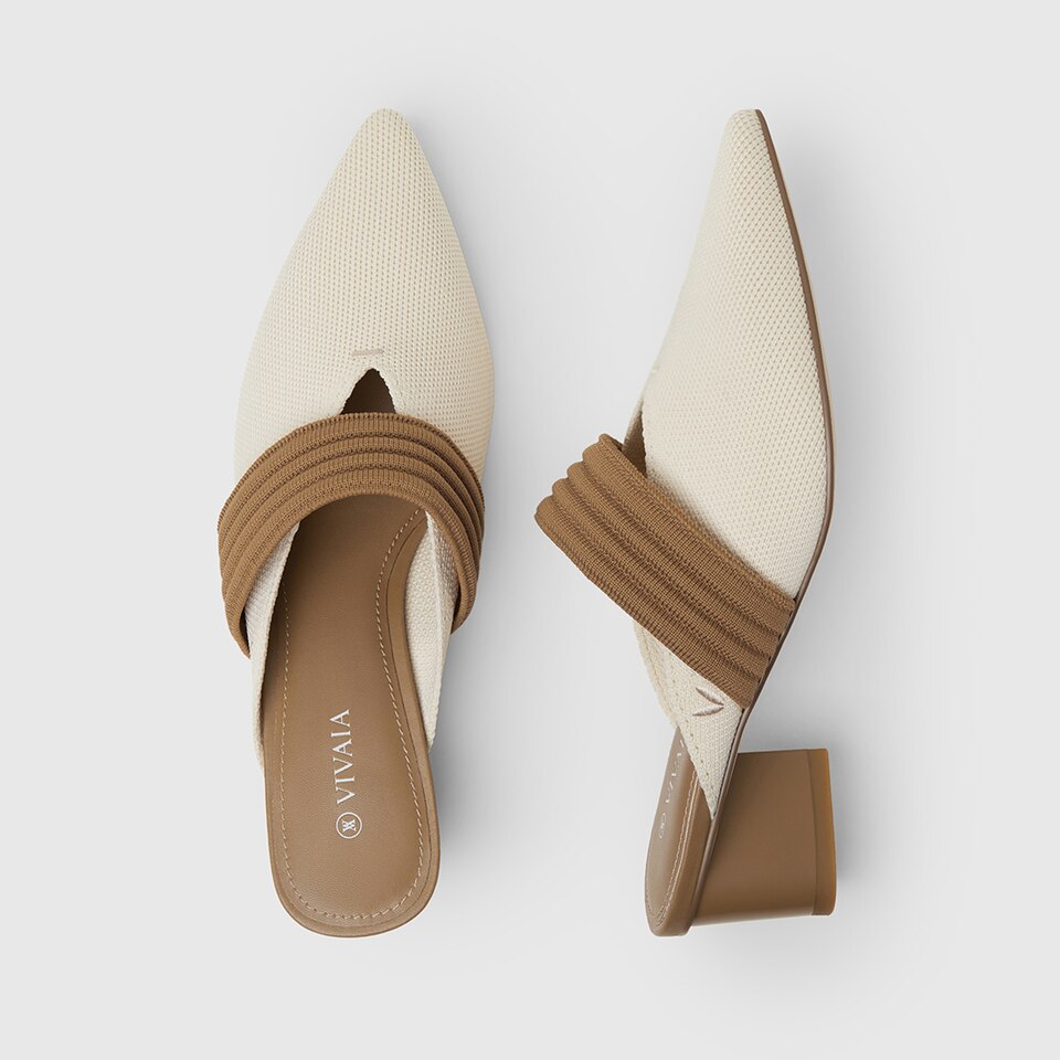 Jolie Pointed-toe Heels in Cream Ivory | Women's Sustainable and Stylish Shoes | VIVAIA