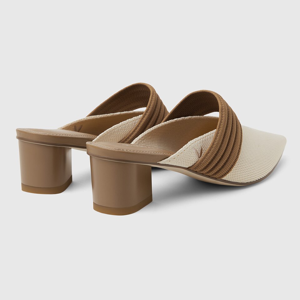 Jolie Pointed-toe Heels in Cream Ivory | Women's Sustainable and Stylish Shoes | VIVAIA