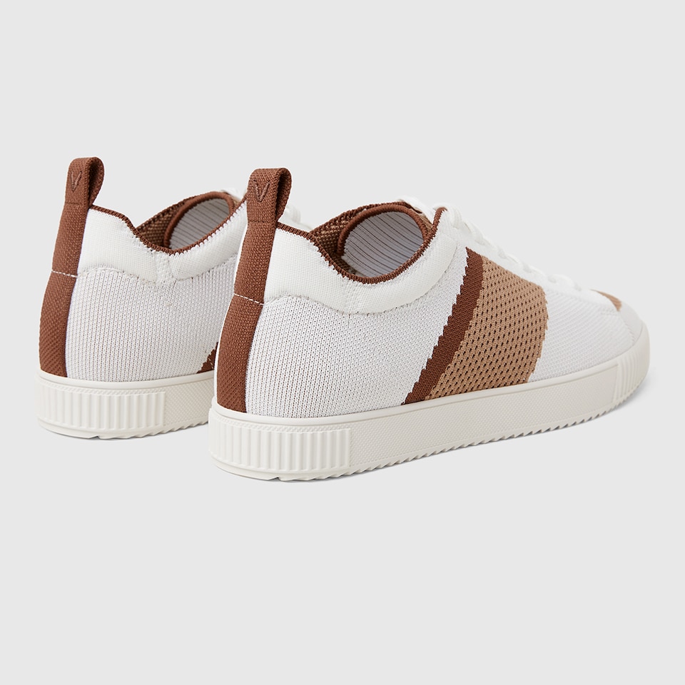 Evermore Round-toe Sneakers in Peanut Brown | Women's Sustainable, Washable and Stylish Shoes | VIVAIA