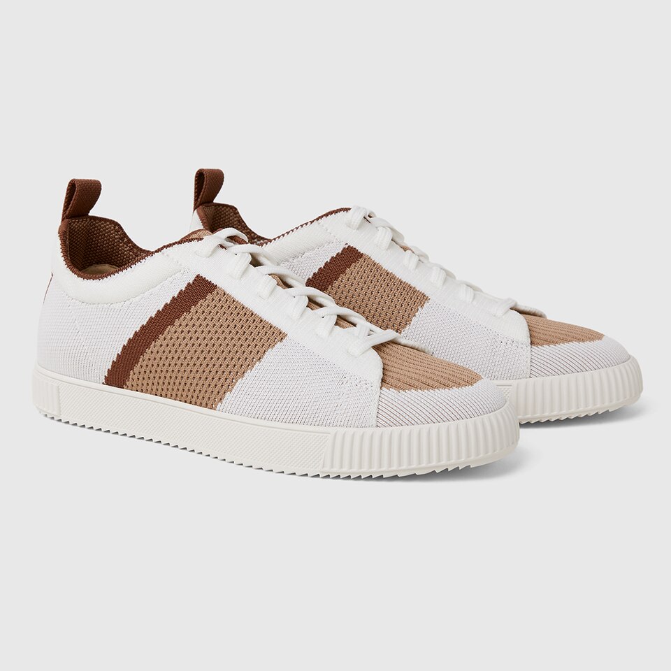 Evermore Round-toe Sneakers in Peanut Brown | Women's Sustainable, Washable and Stylish Shoes | VIVAIA