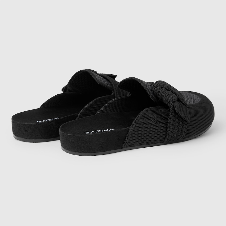 Lauren Round-toe Sandals in Black | Women's Sustainable and Stylish Shoes | VIVAIA