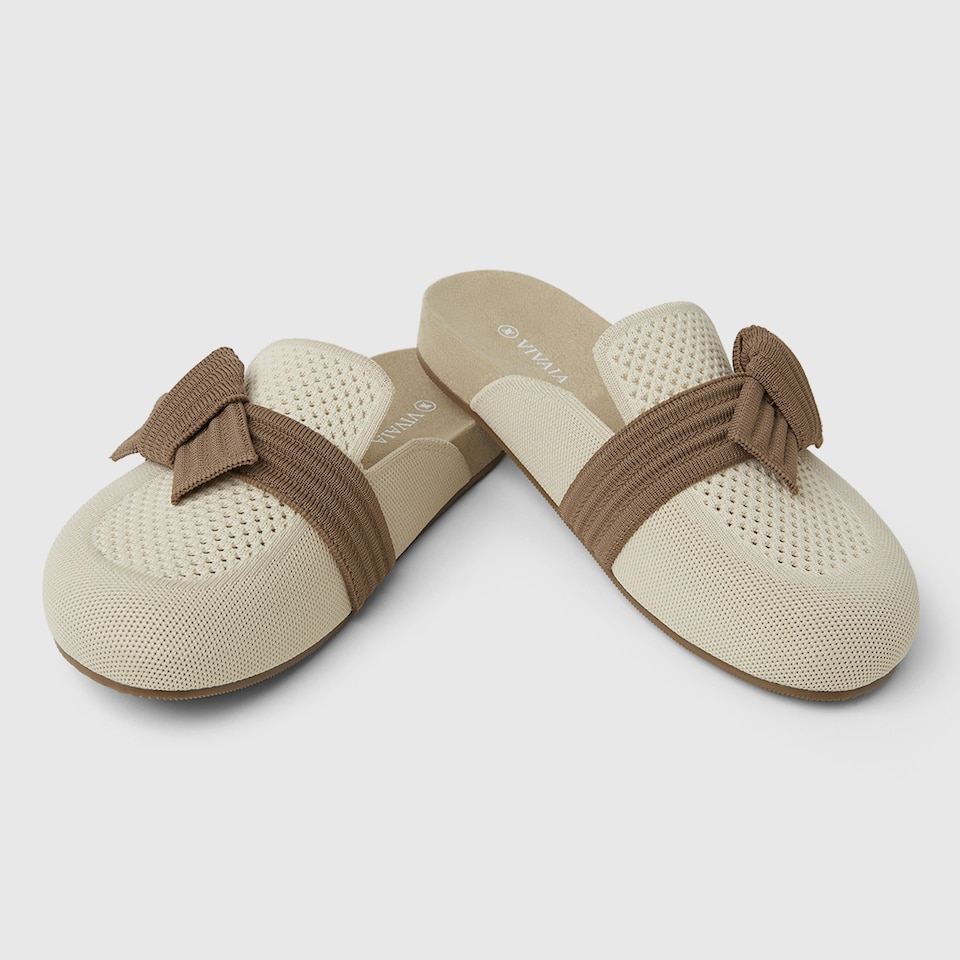 Lauren Round-toe Sandals in Cream Ivory-Sustainable & Washable | VIVAIA