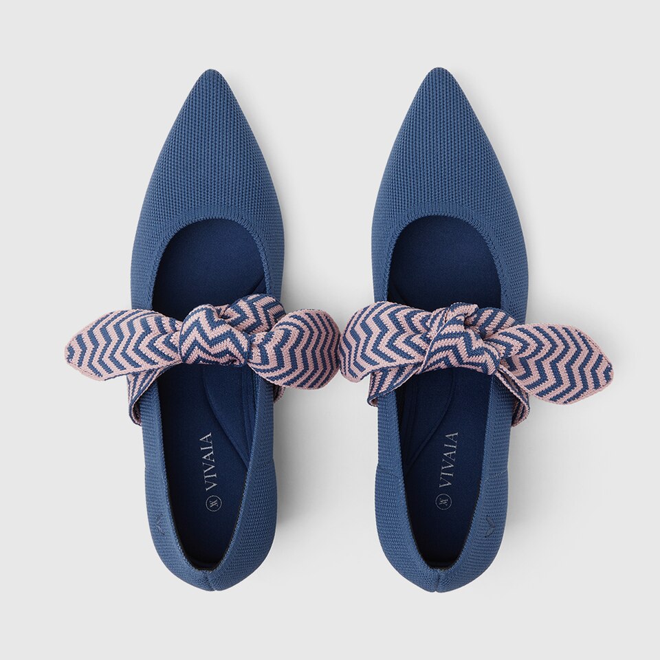 Aurora Pointy Heels in Berry Blue | Women's Sustainable and Stylish Shoes | VIVAIA