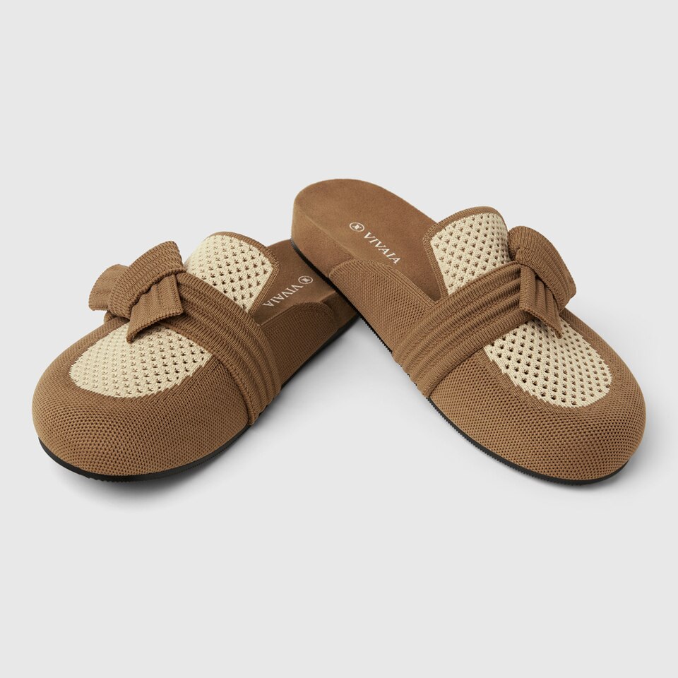 Lauren Round-toe Sandals in Tan Russet-Sustainable & Washable | VIVAIA