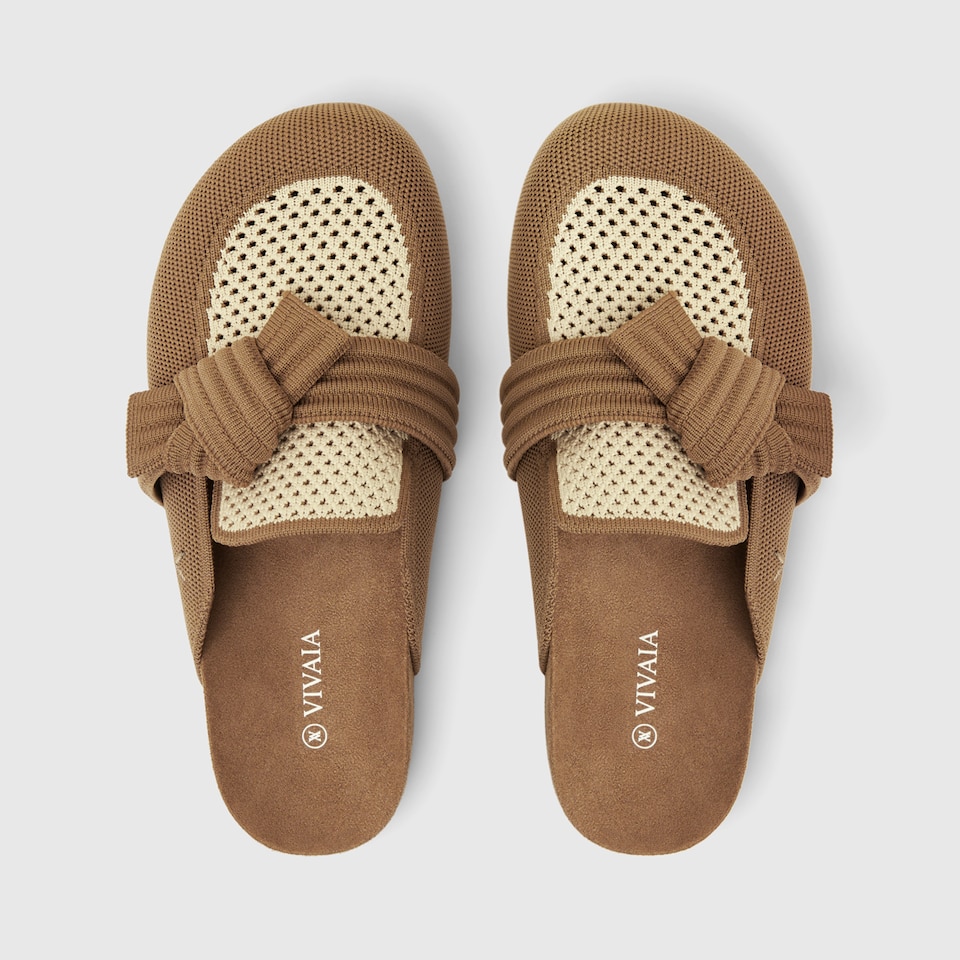 Lauren Round-toe Sandals in Tan Russet-Sustainable & Washable | VIVAIA