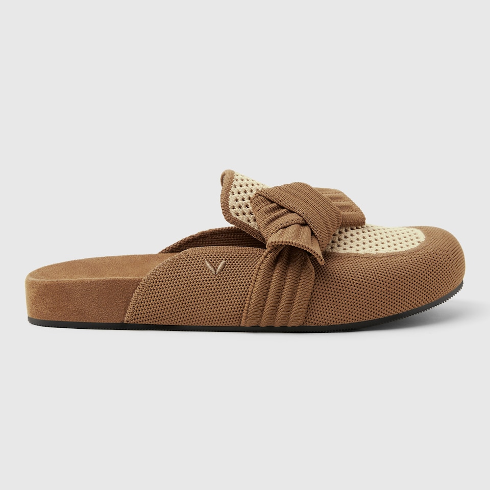 Lauren Round-toe Sandals in Tan Russet-Sustainable & Washable | VIVAIA