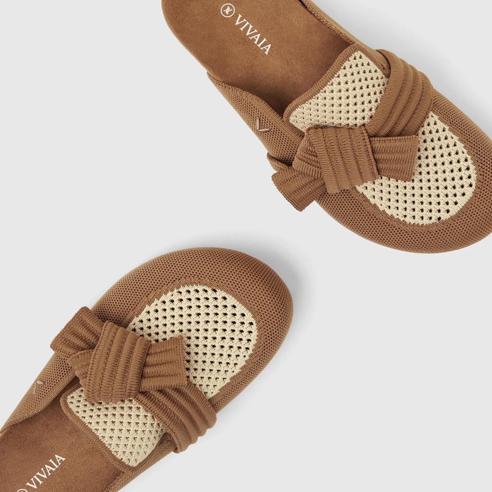 Lauren Round-toe Sandals in Tan Russet-Sustainable & Washable | VIVAIA