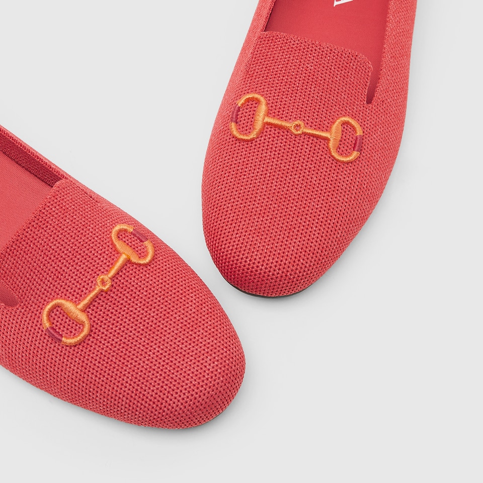 Eillen Round-toe Loafers in Ferrari Red | Women's Sustainable, Washable and Stylish Shoes | VIVAIA