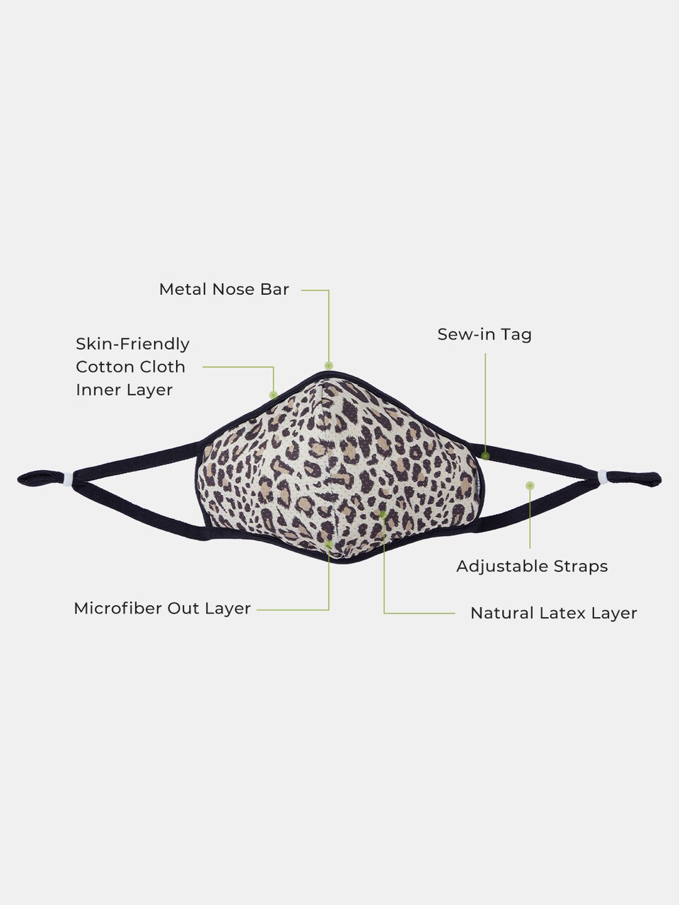 Reusable&Stylish Masks in Leopard | Accessories