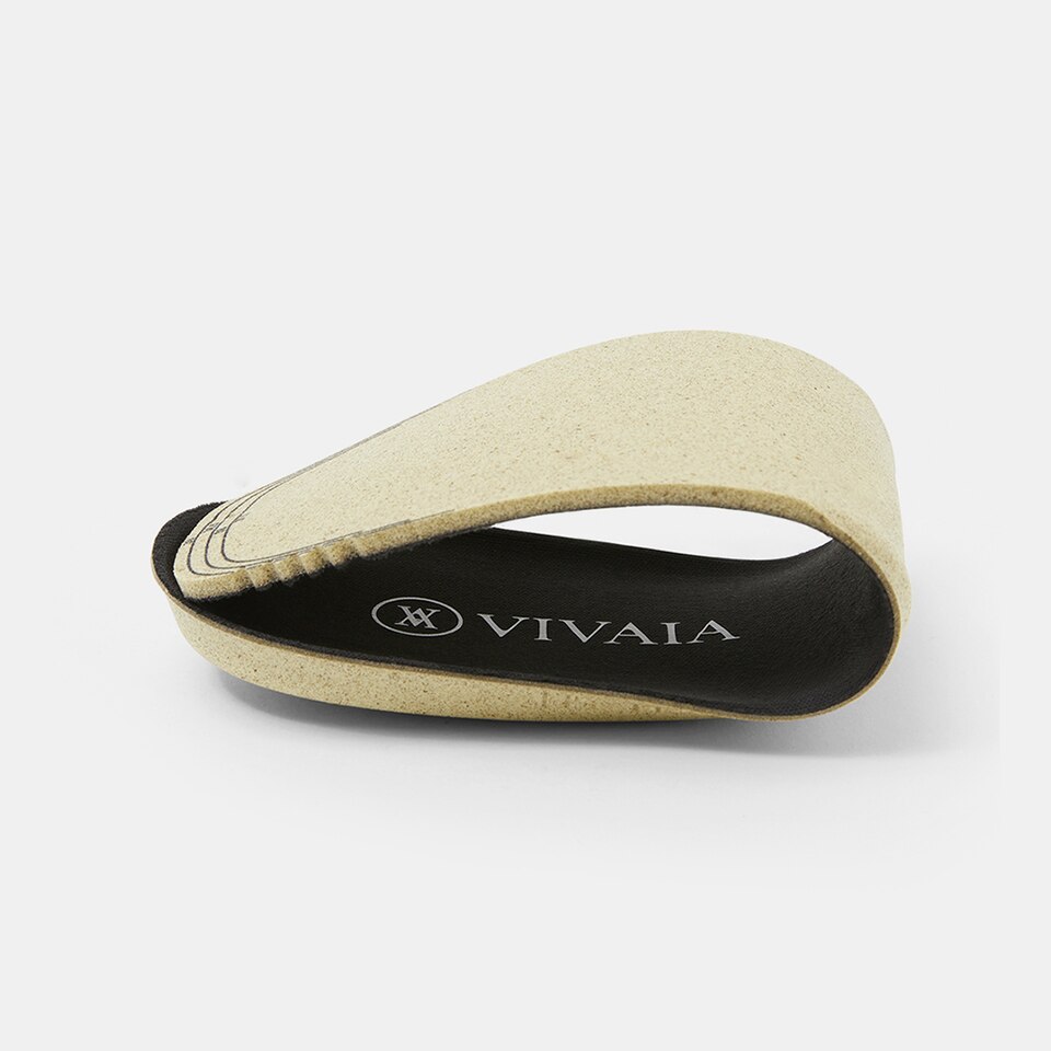 Breathable Square-toe Insoles in Solid Black | Accessories | VIVAIA
