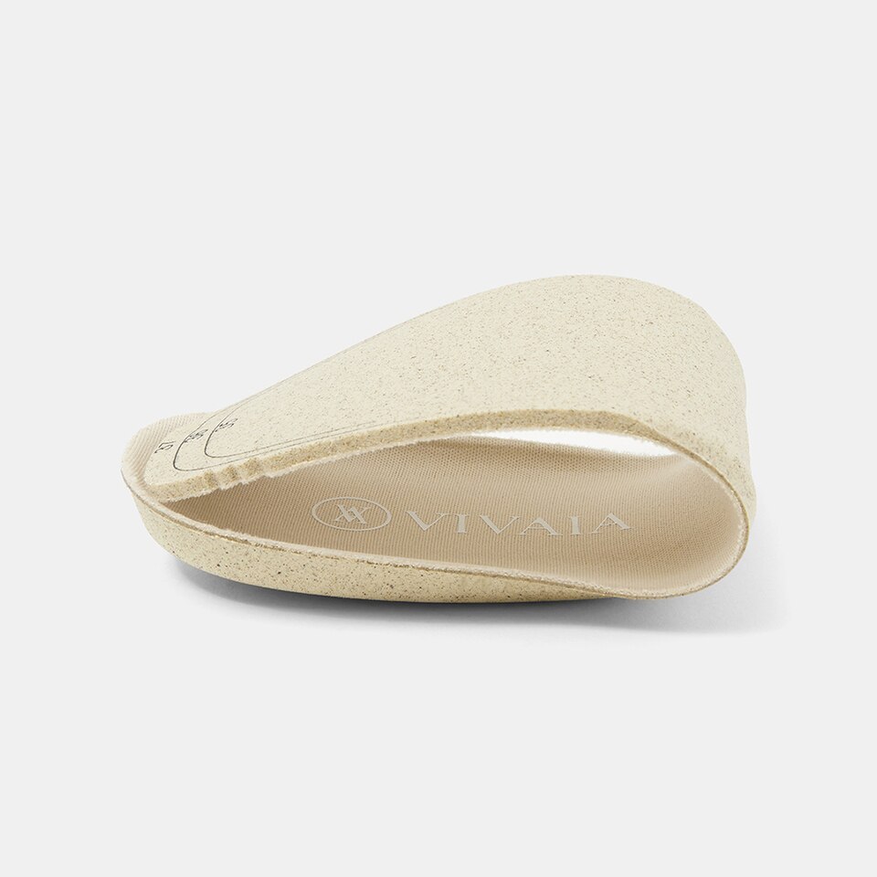 Breathable Square-toe Insoles in Cream Ivory | Accessories | VIVAIA