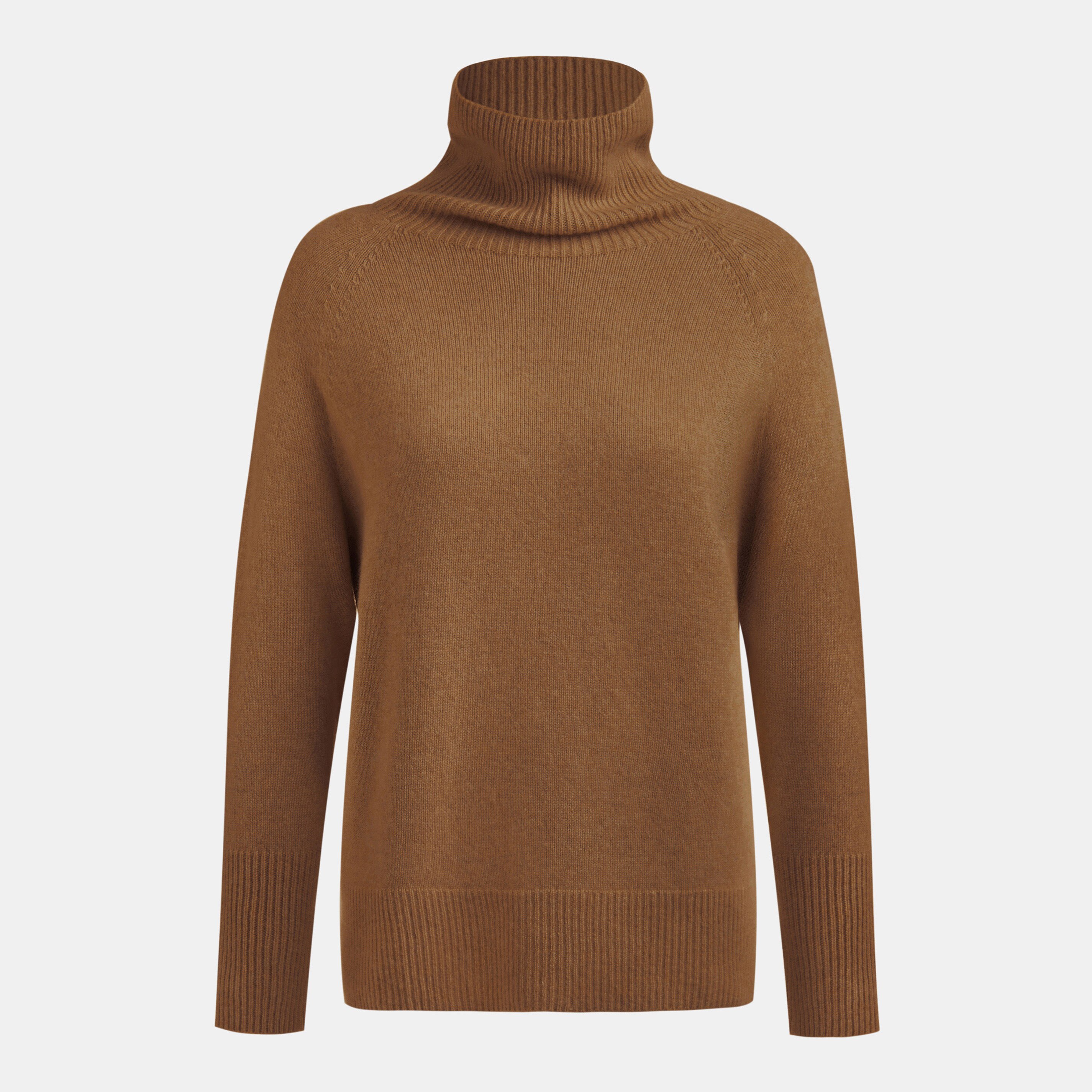 caramel turtle neck