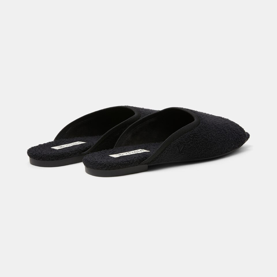 Helen Mules in Black | Women's Sustainable and Stylish Shoes | VIVAIA