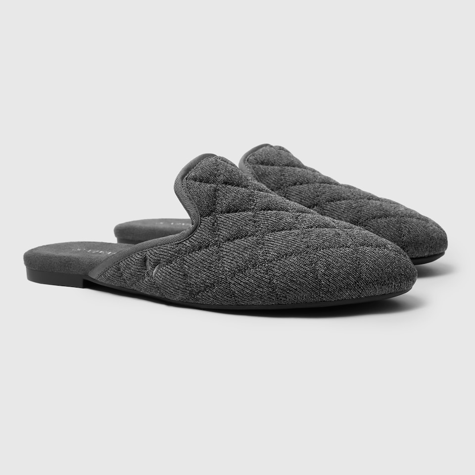 Sherry Mules in Rich Grey | Women's Sustainable and Stylish Shoes | VIVAIA