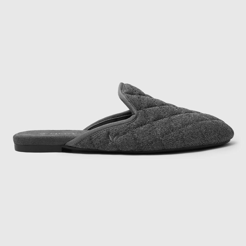 Sherry Mules in Rich Grey | Women's Sustainable and Stylish Shoes | VIVAIA