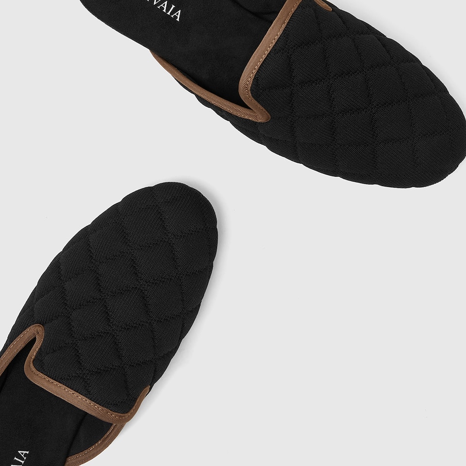 Sherry Round-toe Mules in Black | Women's Sustainable, Washable and Stylish Shoes | VIVAIA.