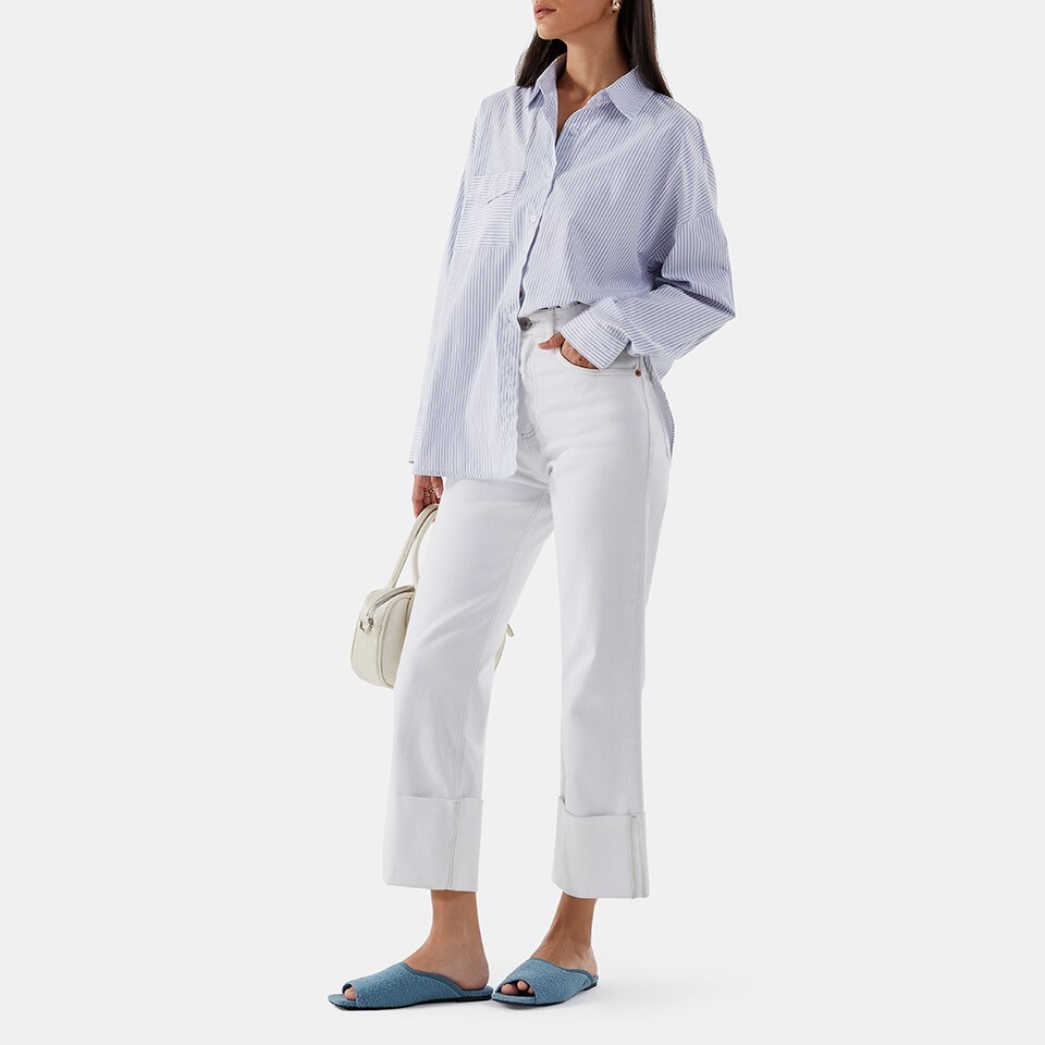 Helen Mules in Teal Blue | Women's Sustainable and Stylish Shoes | VIVAIA