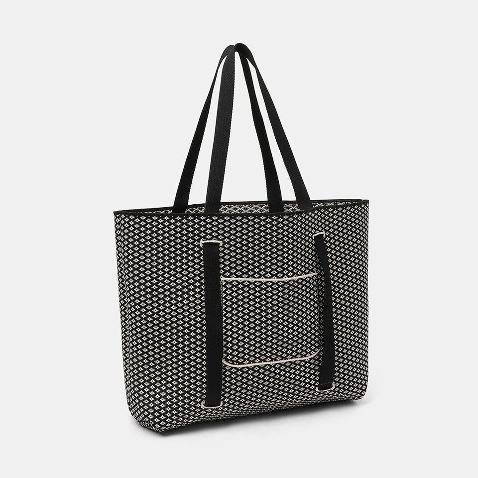Zaneta Tote Bag in Diamond | Women's Sustainable, Washable and Stylish Bags | VIVAIA