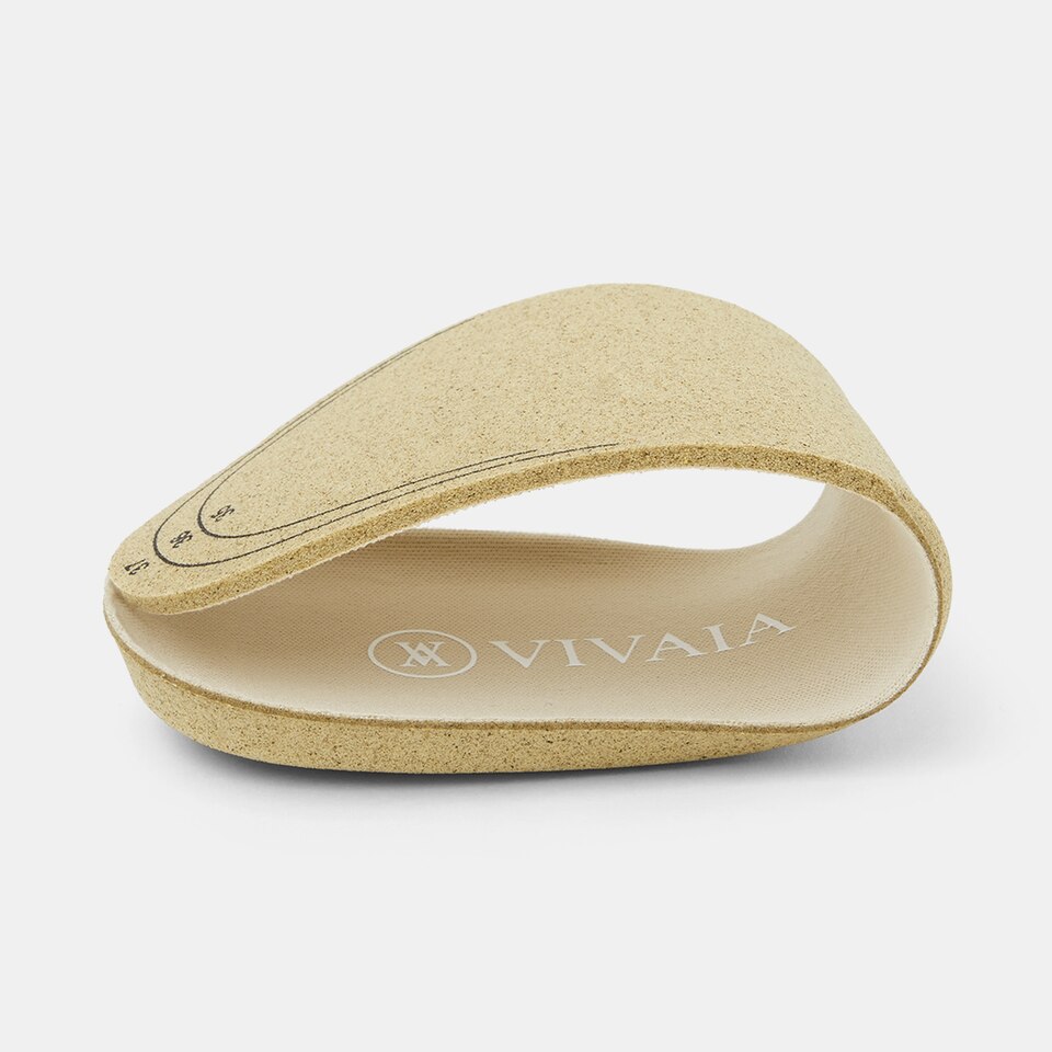 Round-toe Insoles in Apricot- Sustainable, Comfortable, and Washable Insoles | VIVAIA