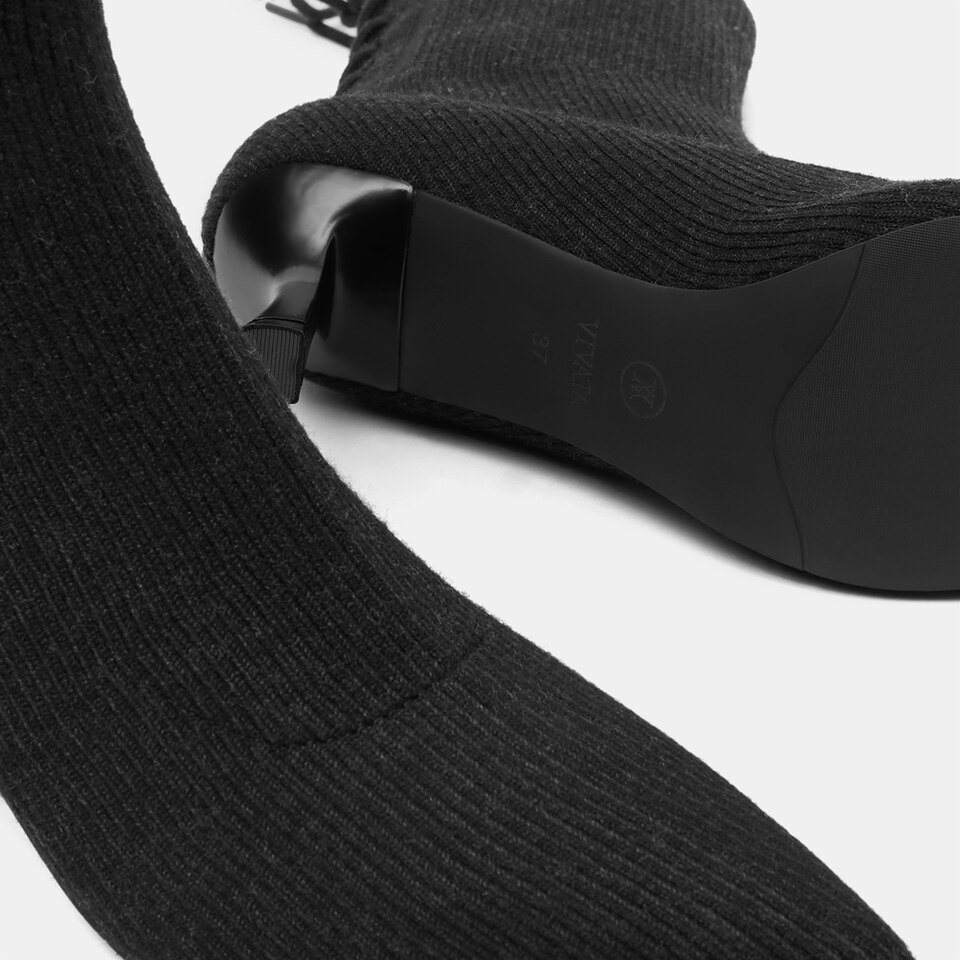 Phoebe Kitten Heel Boots in Black | Women's Sustainable and Stylish Shoes | VIVAIA