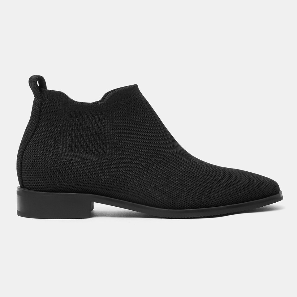 Ryan Chelsea Heeled Boots in Black- Women's Sustainable and Stylish Shoes | VIVAIA