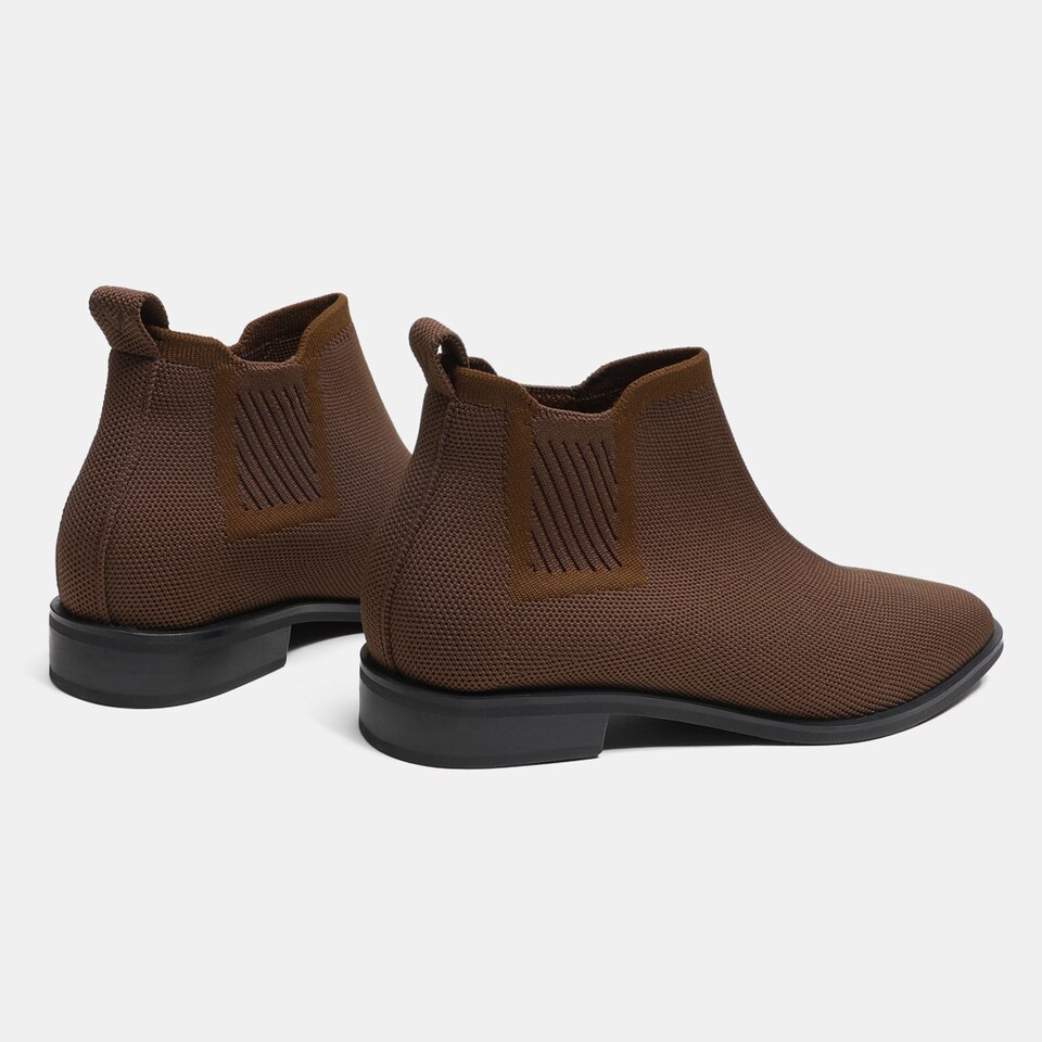 Ryan Chelsea Heeled Boots in Coffee Brown- Women's Sustainable and Stylish Shoes | VIVAIA