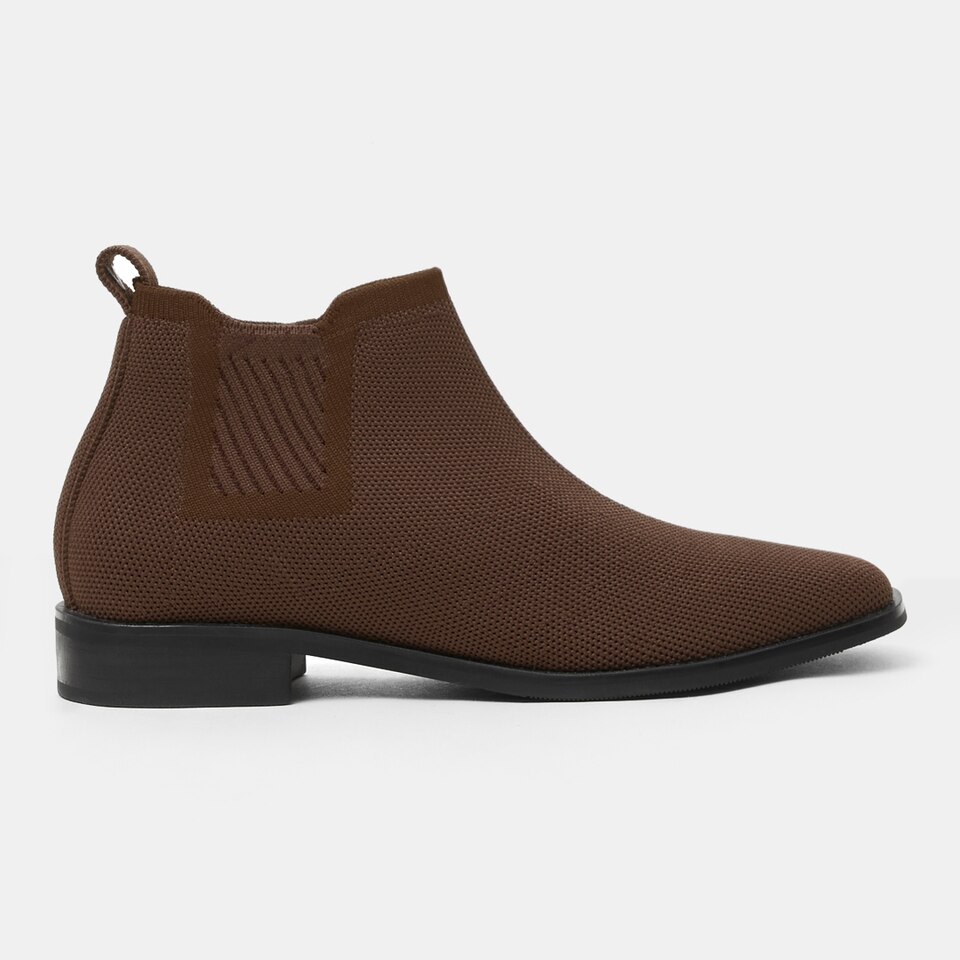 Ryan Chelsea Heeled Boots in Coffee Brown- Women's Sustainable and Stylish Shoes | VIVAIA