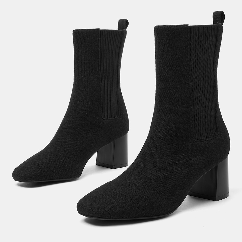 Gemma Boots in Black | Women's Sustainable and Stylish Shoes | VIVAIA
