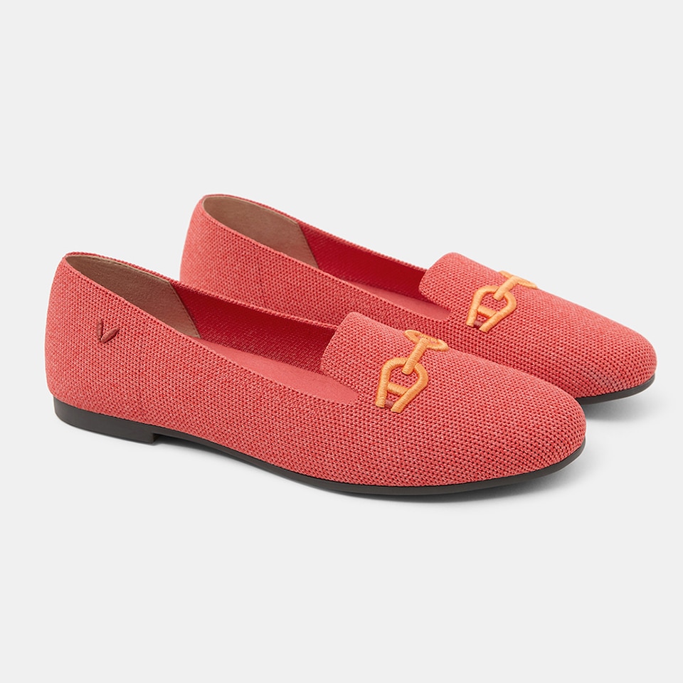 Eileen Loafers in Ferrari Red-Women's Everyday Work Loafer Shoes | VIVAIA