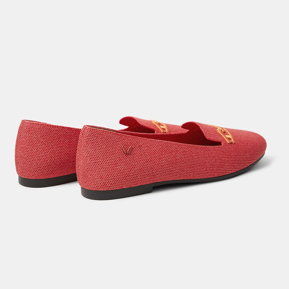 Eileen Loafers in Ferrari Red-Women's Everyday Work Loafer Shoes | VIVAIA