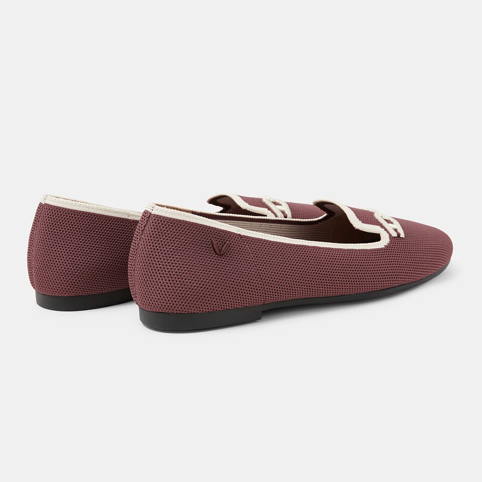 Eileen Loafers in Brick Red-Women's Everyday Work Loafer Shoes | VIVAIA