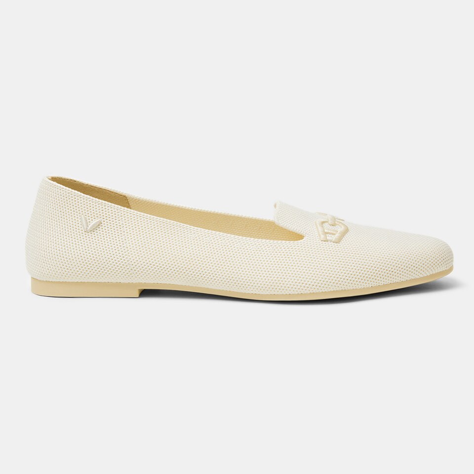 Eileen Loafers in Cream Ivory-Women's Everyday Work Loafer Shoes | VIVAIA