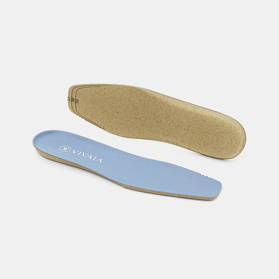 Square-toe Insoles in Blue | VIVAIA..