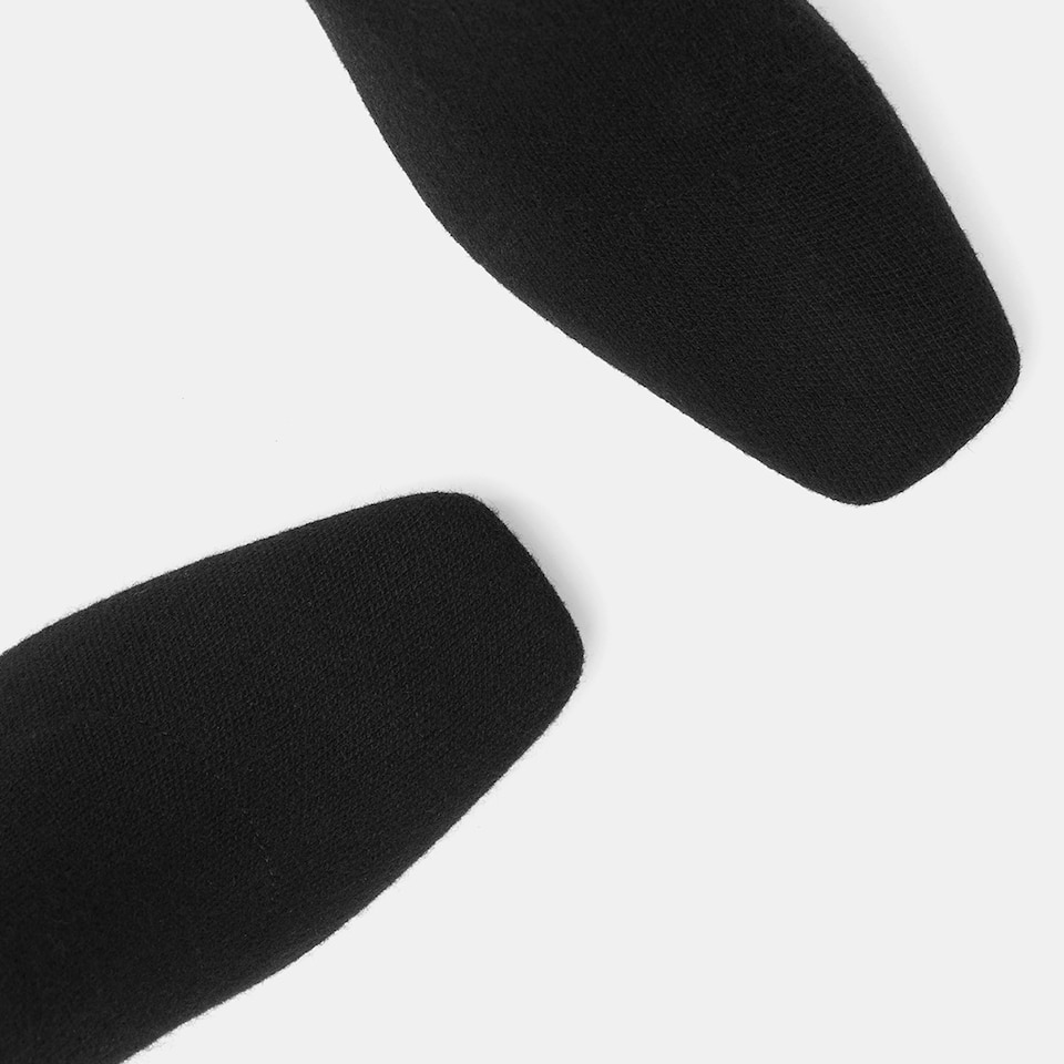 Regina Wool Boots in Black | Women's Sustainable and Stylish Shoes | VIVAIA