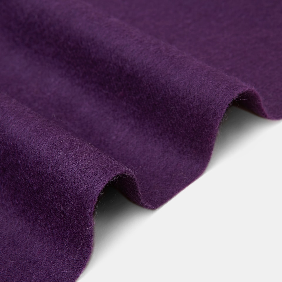 Lola Wool Shawl in Violet Purple | Women's Sustainable and Stylish Scarves | VIVAIA