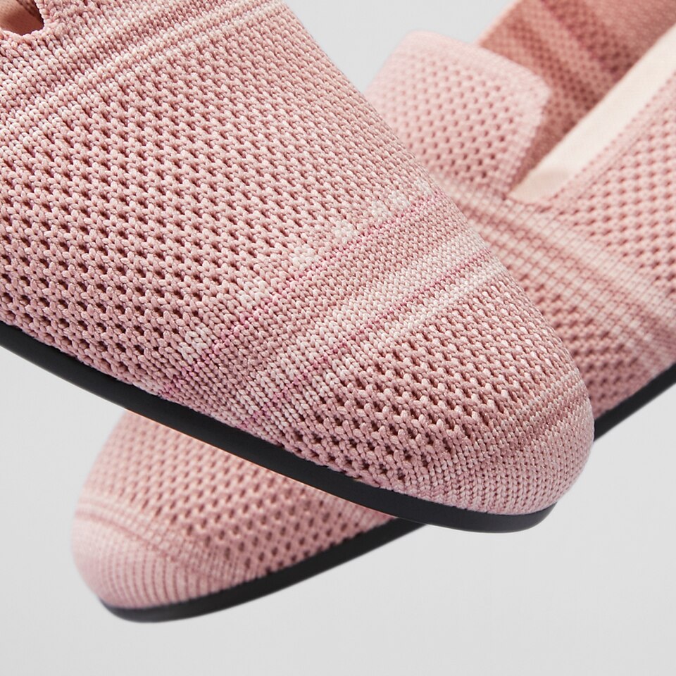 Elly Round-toe Loafers in Pale Pink | Women's Sustainable, Washable and Stylish Shoes | VIVAIA