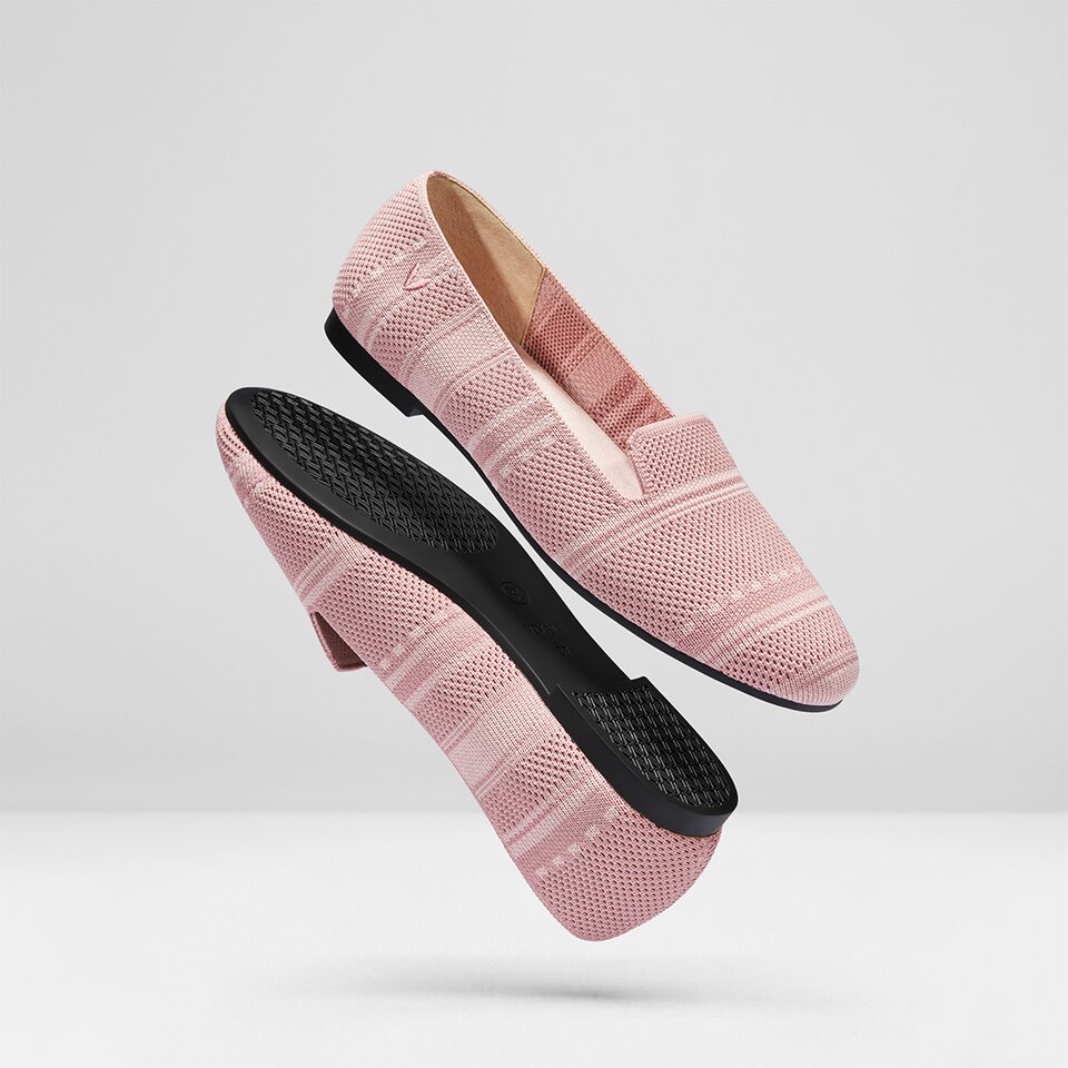 Elly Round-toe Loafers in Pale Pink | Women's Sustainable, Washable and Stylish Shoes | VIVAIA