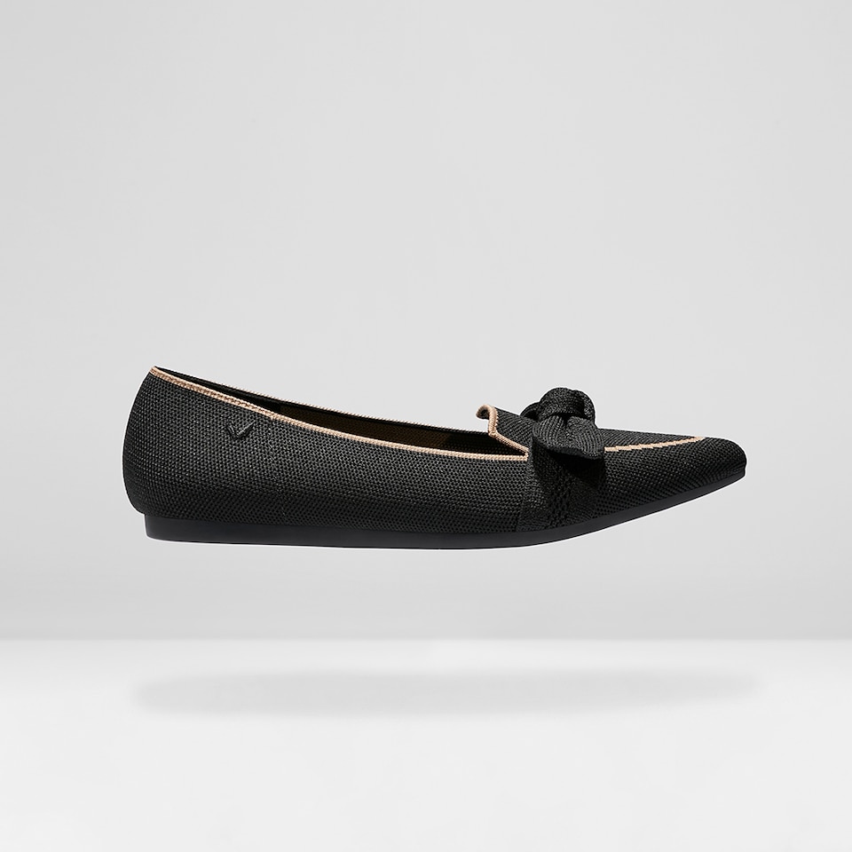 Michelle Pointed-toe Loafers in Black | Women's Sustainable, Washable and Stylish Shoes | VIVAIA