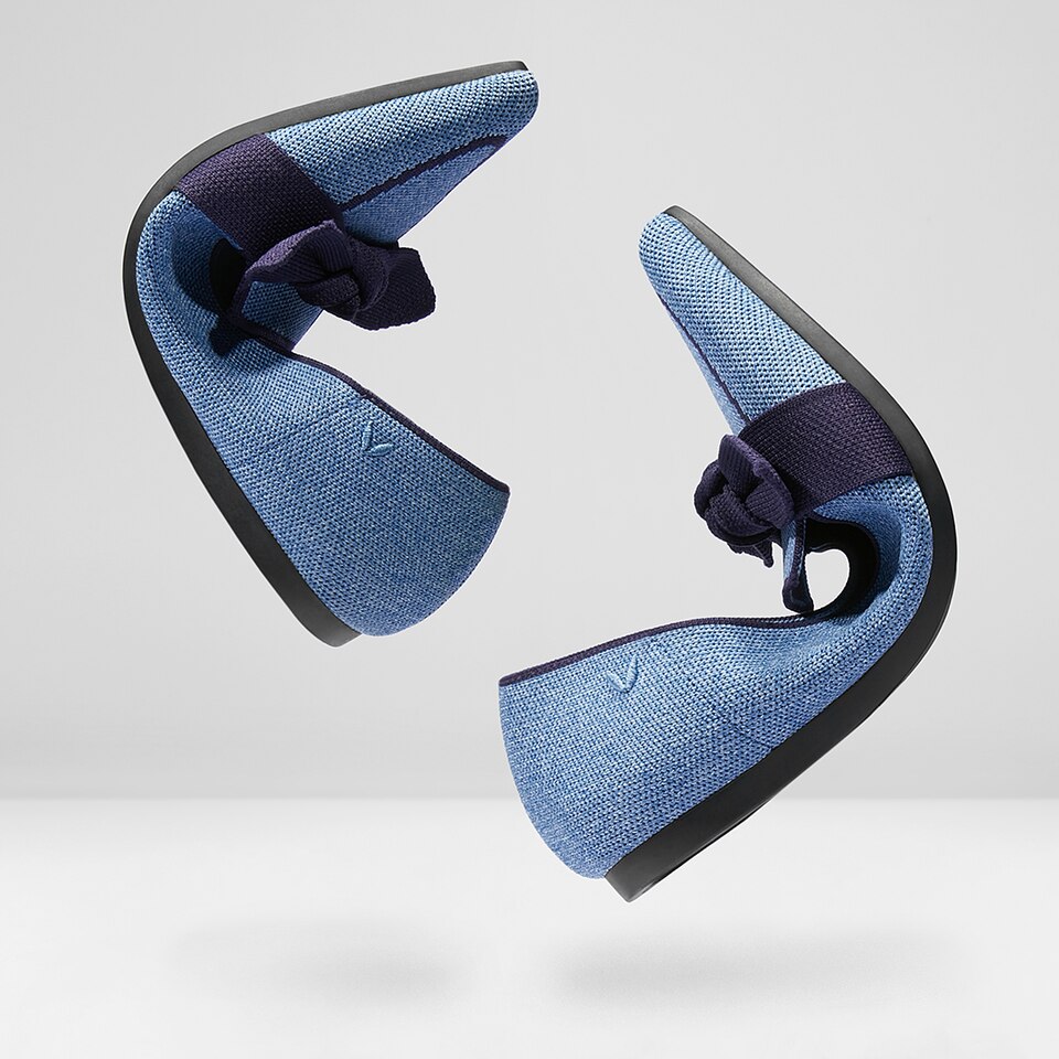 Michelle Pointed-toe Loafers in Denim Blue | Women's Sustainable, Washable and Stylish Shoes | VIVAIA