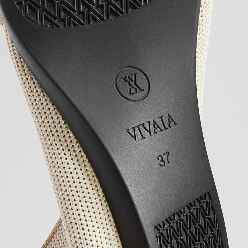 Michelle Pointed-toe Loafers in Cream Ivory | Women's Sustainable, Washable and Stylish Shoes | VIVAIA