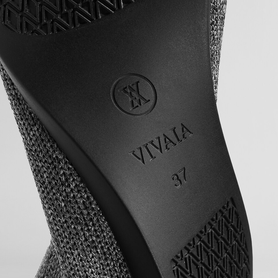 Michelle Pointed-toe Loafers in Pale Grey | Women's Sustainable, Washable and Stylish Shoes | VIVAIA