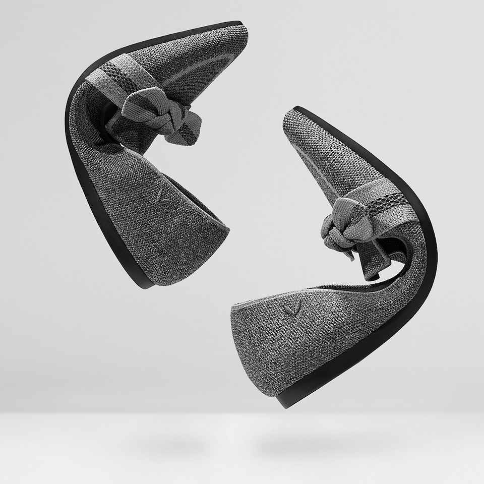 Michelle Pointed-toe Loafers in Pale Grey | Women's Sustainable, Washable and Stylish Shoes | VIVAIA