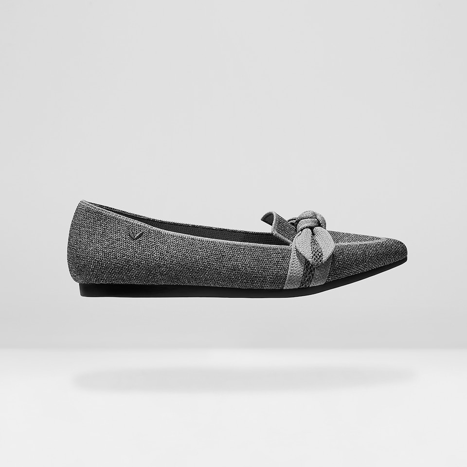 Michelle Pointed-toe Loafers in Pale Grey | Women's Sustainable, Washable and Stylish Shoes | VIVAIA